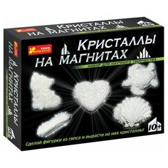 Набор для исследований RANOK CREATIVE Кристаллы на магнитах белый
