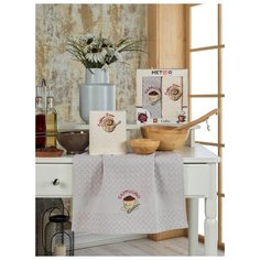 Салфетки METEOR вафельные в коробке 40*60 (2 шт.) BIONCE COFFE