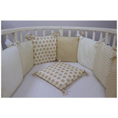 Топотушки Борт в кроватку 12 месяцев бежевый