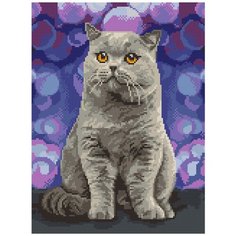 Кристальная мозаика (алмазная вышивка) "фрея" ALVK-78 "Британец" 30 х 40 см