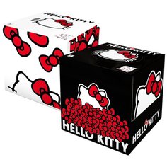 Набор Салфетки бумажные "Hello Kitty" с рисунком (банты + черный), 2 шт, World Cart