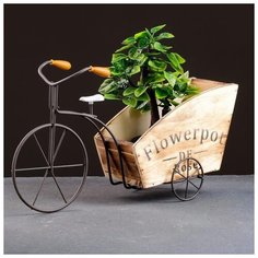 Кашпо-велосипед 34*11*18см 5274546 Take It Easy