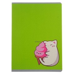 Канц-Эксмо Cute & Funny Дизайн 6, клетка, 60 л., зеленый