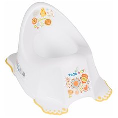 Горшок Tega FOLK антискользящий, музыкальный, белый