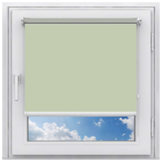 Рулонная штора на окно мини Премиум Blackout (салатовый, 85, 180) Мастер Плюс