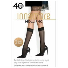 Капроновые гольфы Innamore Molli 40, 2 пары, размер UNI, miele
