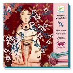 Набор для рисования блестками Djeco "Золото и шелк" (09505)