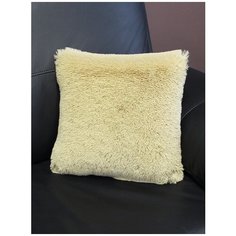 Подушка декоративная MATEX PLUSH темно-бежевый, без наволочки, 35х35 см Матекс