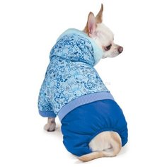 Комбинезон зимний для собак Triol Disney Winnie-the-Pooh Blue M, размер 30см.