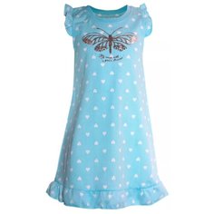 Сорочка N.O.A. размер 98 (28), голубой NOA