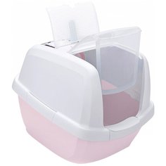 Туалет для кошек закрытый Imac Maddy белый/розовый 62 х 49,5 х 47,5 см (1 шт)