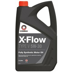 Синтетическое моторное масло Comma X-Flow Type V 5W-30, 5 л
