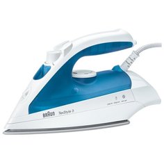 Утюг Braun TexStyle 3 TS340С белый/синий