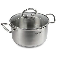 Кастрюля Rondell Edel, 5.1 л, стальной