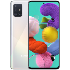 Смартфон Samsung Galaxy A51 64GB, белый