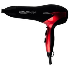 Фен Scarlett SC-HD70I47, черный/красный
