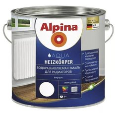 Эмаль ALPINA HEIZKOERPER термостойкая, для радиаторов (0.75л)