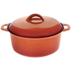 Кастрюля MYRON COOK MC5043 4 л чугун ЭМАЛИРОВАННАЯ