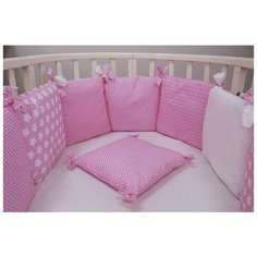 Борт в кроватку Топотушки 12 месяцев розовый 161/1