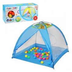 Палатка игровая 120*115*90 см, в комплекте пластмассовые шарики 50 шт., коробка Наша Игрушка
