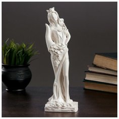 Фигура "Фортуна" белая 10х10х30см 1186498 Хорошие сувениры