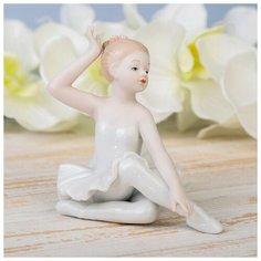 Сувенир керамика "Маленькая грациозная балерина" 12х12,3х8,5 см 2588431 Сима ленд