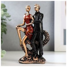 Сувенир полистоун "Парочка на свидании" 12х7х5 см 5122137 Сима ленд