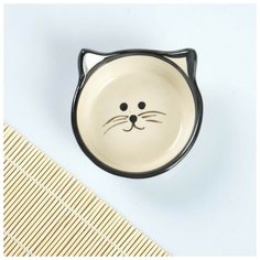 Миска с ушами фарфор 0,15 л 1395422 Борисовская керамика