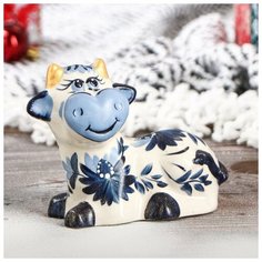 Сувенир "Коровка", №3, роспись, 11 см 5058022 Керамика ручной работы