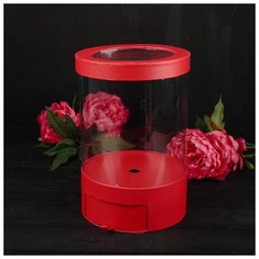 Коробка подарочная круглая 20*20*32.5 см 3502287 Сима ленд