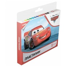 Пластилин Disney "Тачки" 12 цветов Lori