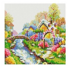 Алмазная мозаика на холсте 20х20 см Белоснежка 473-ST-PS Лето