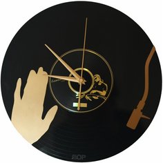 Настенные часы из виниловой пластинки, Диджей, Blonder Home CLOCK-14