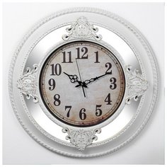 Часы настенные, серия: Интерьер, "Картуш", 63х63 см 3620830 Сима ленд