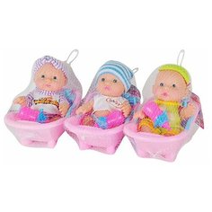 Игровой набор "Мой малыш", в комплекте кукла-пупс 20см, предм. 2шт Shantoy Gepay 200723871 Наша Игрушка