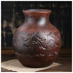 Кувшин 5,2 л "Грузия" без ручки декор красная глина 4103918