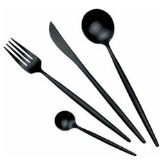 Набор столовых приборов Xiaomi Maison Maxx Stainless Steel Cutlery Set (Black)