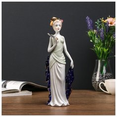 Сувенир керамика "Марго с веером" 29х6,5х9 см 632318 Сима ленд