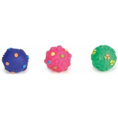 Beeztees 620205 игрушка для собак мячик, винил, в ассорт. 5см (10 шт)