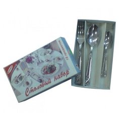 Набор столовых приборов Амет «Узоры» 18 предметов 1с53