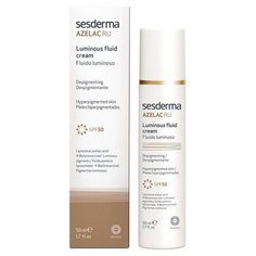 SesDerma Azelac RU Luminous fluid cream SPF50 флюид для сияния кожи лица, 50 мл