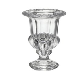 Ваза стеклянная "Crystal" 11х11х14см, Glasar ГЛАСАР