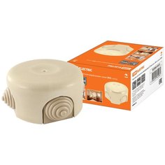 Коробка распаячная фарфоровая D7,8х4,5см «ЭКО» сосна TDM