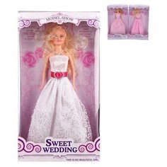 Кукла Наша Игрушка Невеста, в розовом, 29 см