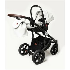 Коляска 3 в 1 Verdi Mocca белая