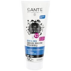Зубная паста Sante Naturkosmetik С витамином B12 без фтора, 75 мл