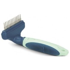 Beeztees 661520 расческа-тримминг частые вращающиеся зубья 15см