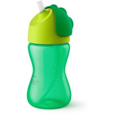 Поильник с трубочкой Philips AVENT SCF798, 300 мл зеленый
