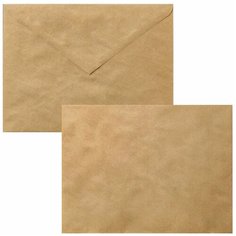 Конверты КРАФТ С5 (162х229 мм), КОМПЛЕКТ 50 шт., с клеевым слоем, треугольный клапан, BRAUBERG, 112364
