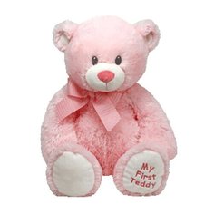Мягкая игрушка Медвежонок My First Teddy (розовый) Classic, 20 см TY